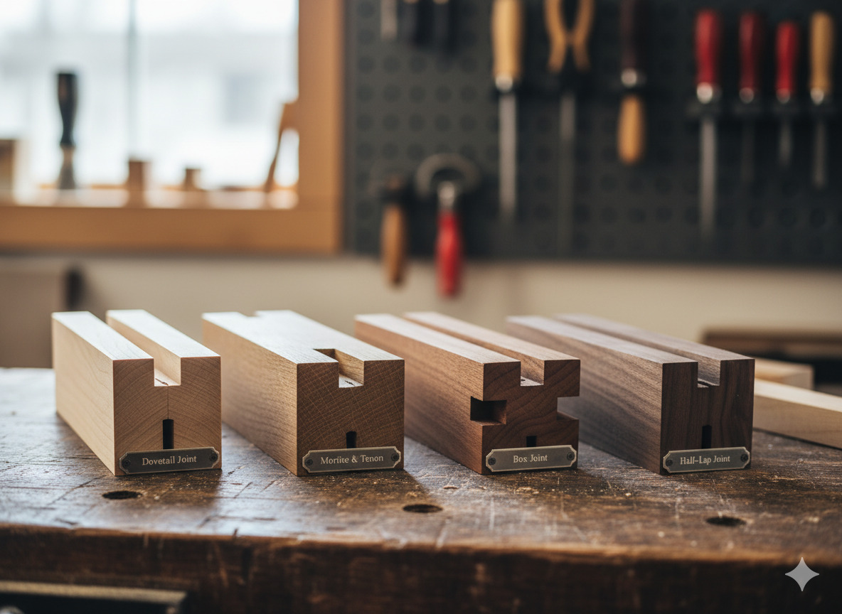 Traditional wood joinery techniques